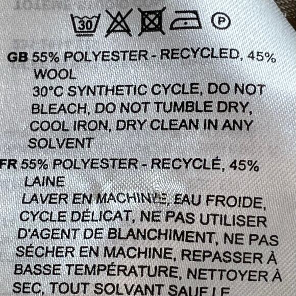 Toteme Deep Pleate Straight Trouser Beige Size 36 EU - Picture 8 of 8